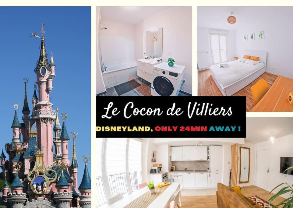 Paris & Disneyland - 2Min From Train Station - Free Private Parking Villiers-sur-Marne Exterior photo